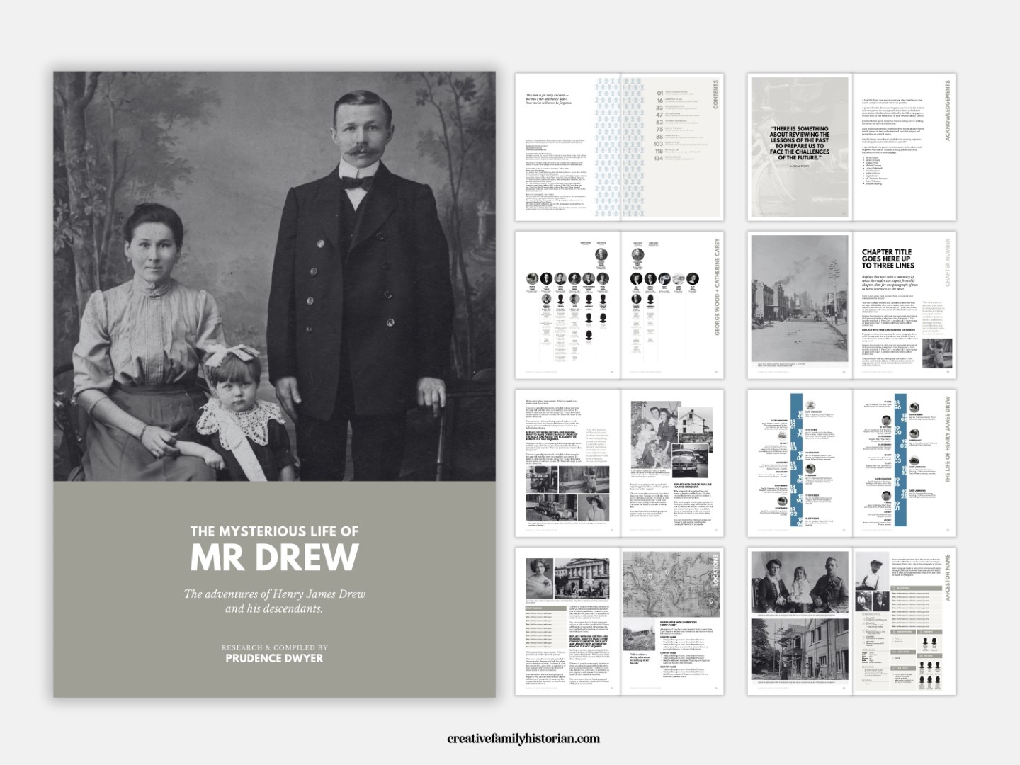 Classic Family History Book Template for Canva The Creative Family Classic Family History Book Template for Canva The Creative Family